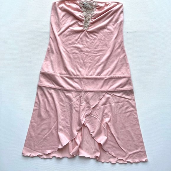 Walter Peach Rhinestone Halter Tank top ( XS ) - Picture 2 of 4